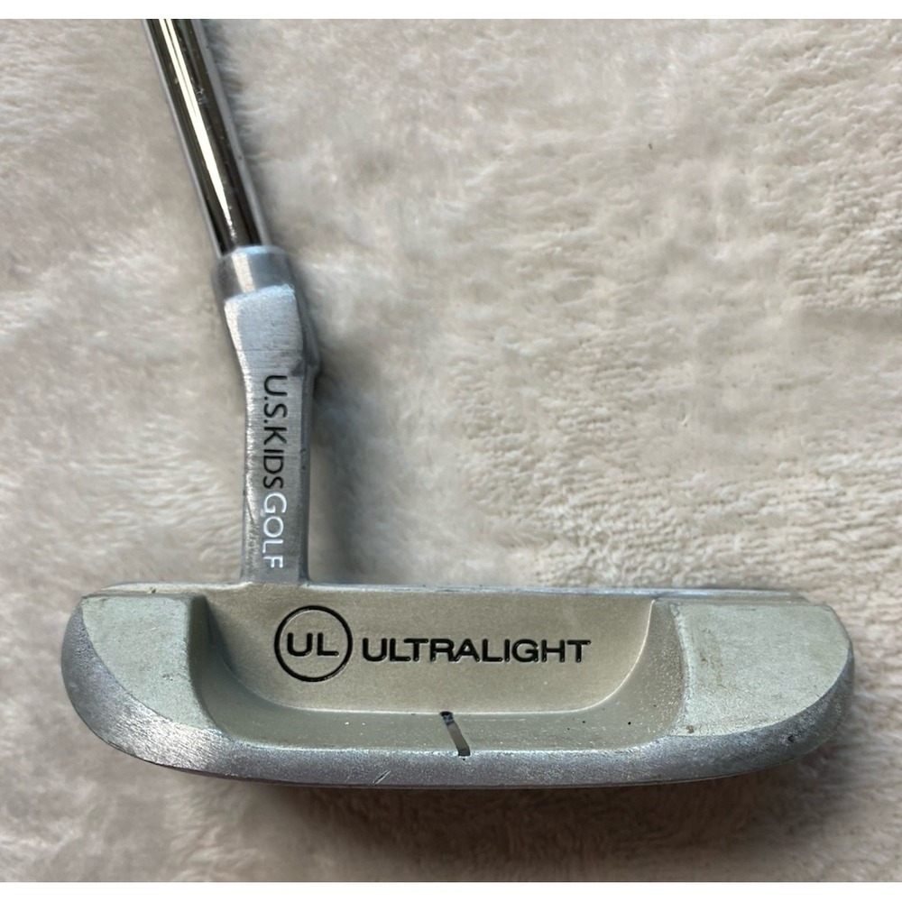 US Kids Golf UL57 Longleaf Right Hand Putter Green Grip Junior Club 29"